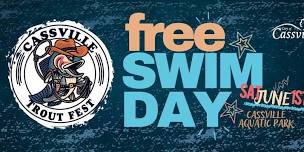 Aquatic Park Free Swim Day-Sponsored by City of Cassville