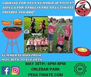 Free Intro to Ultimate and BBQ Night!!