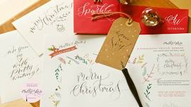 Wigan Christmas Calligraphy Workshop at Eden Tearoom and Galleries