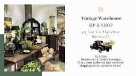 Join us Wednesday & Friday Evenings to Sip & Shop