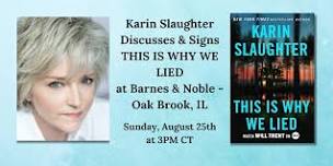 Karin Slaughter celebrates THIS IS WHY WE LIED