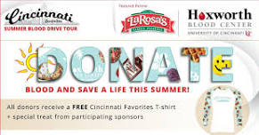 Cincinnati Favorites Summer Blood Drive Tour: LaRosa's (Independence)