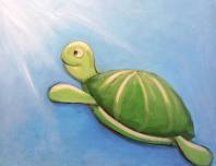 Baby Sea Turtle | Cookies and Canvas | Cadillac