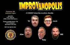 Pipestone, MN  - Improv Comedy @ American Legion in Pipestone, MN!!