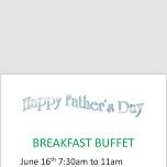 Fathers Day Breakfast Buffet