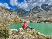 a.foot alpine lake adventure | south zapata lake at ellingwood point