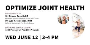 Optimize Joint Health Seminar - A Free Community Event