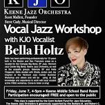 Free Jazz Vocal Workshop!