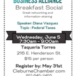 Hispanic Business Alliance Breakfast Social