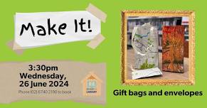 Make It! Gift bags and envelopes | BOOKINGS ESSENTIAL