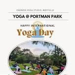 Yoga Day Charity Event - Portman Park, Westville