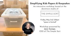 Simplifying Kids Papers   Keepsakes,