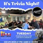 Tuesday Night DJ Trivia @ NSC