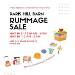 Paris Hill Barn Rummage Sale