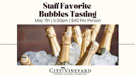 Staff Favorite Bubbles Tasting