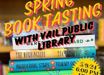 Spring Book Tasting with Bookworm @ Vail Library