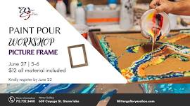 Paint Pour- Picture Frames