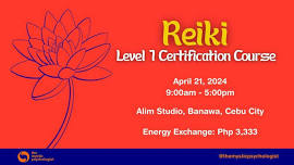 Reiki Level 1 Certification Course