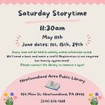 Saturday Storytime