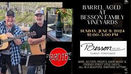 Barrel Aged Acoustic Duo at Besson Family Vineyards