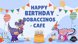 Dinosaurs at Bobaccinos Cafe