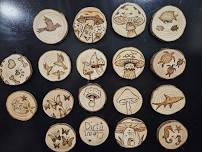 Wood burned Magnets with Ashley Denham