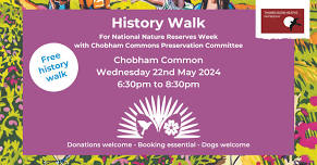 National Nature Reserves Week: Evening history walk