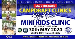 MINI KIDS CAMPDRAFT CLINIC with Neil Faint