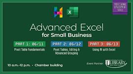 2024 Advanced Excel Series: Parts 1, 2 & 3