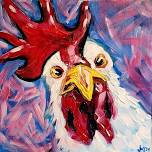 Grumpy Chicken Paint Night