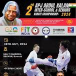 2nd Apj Abdul kalam inter school & senior karate championship