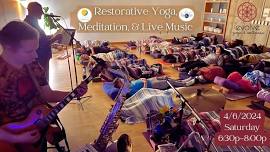 Restorative Yoga, Meditation, & Live Music with Lumin Therapy + Ultra Violet Fever