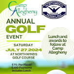 Camp Allegheny Annual Golf Event