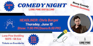 Comedy Night at Lone Pine Distilling