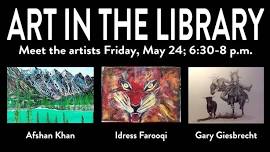 Meet the Artists! Art in the Library Art Opening!