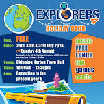 Explorers Holiday Club 2024