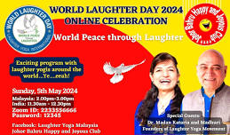 Online World Laughter Day 2024 Celebration by Johor Bahru Happy and Joyous Club