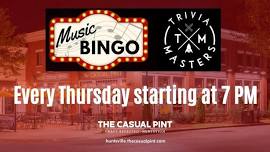 Music Bingo at The Casual Pint!