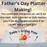 “Daddy’s Grilling Plate” Handprint Workshop