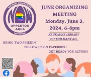 June Organizing Meeting - Appleton Area NOW