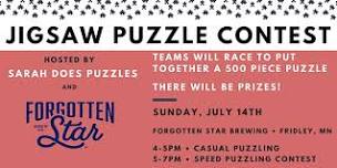 Jigsaw Puzzle Contest at Forgotten Star Brewing with Sarah Does Puzzles