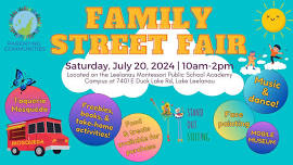 Parenting Communities Family Street Fair