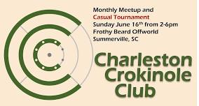 Charleston Crokinole Club Casual Tournament at Frothy Beard Off World Brewery and Taproom