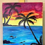 Island Sunset Paint N Sip @ Carnivores