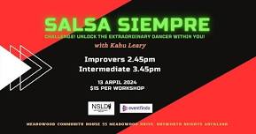 Salsa Improvers & Intermediate Workshop