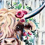 Paint Nite: Barnyard Highland Cow