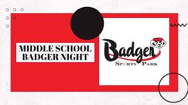 Middle School Badger Night