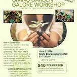 Beginners gardening permaculture workshop