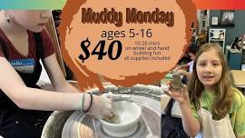 Muddy Monday Eclipse Day pottery!