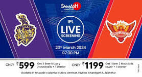 KKR vs SRH IPL 2024 LIVE SCREENING @SMAAASH - LUDHIANA